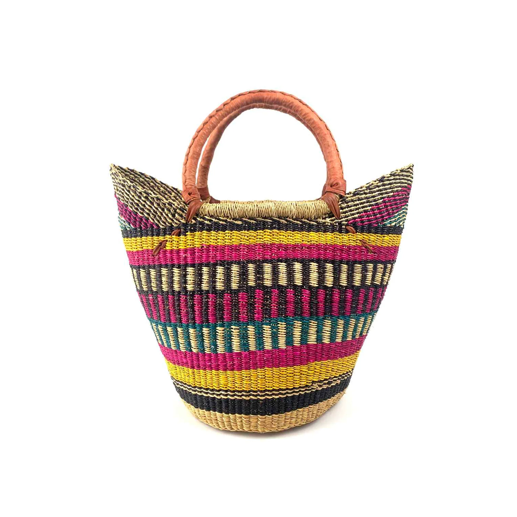 Bashiri African Bolga Basket, Market Basket - Image 4
