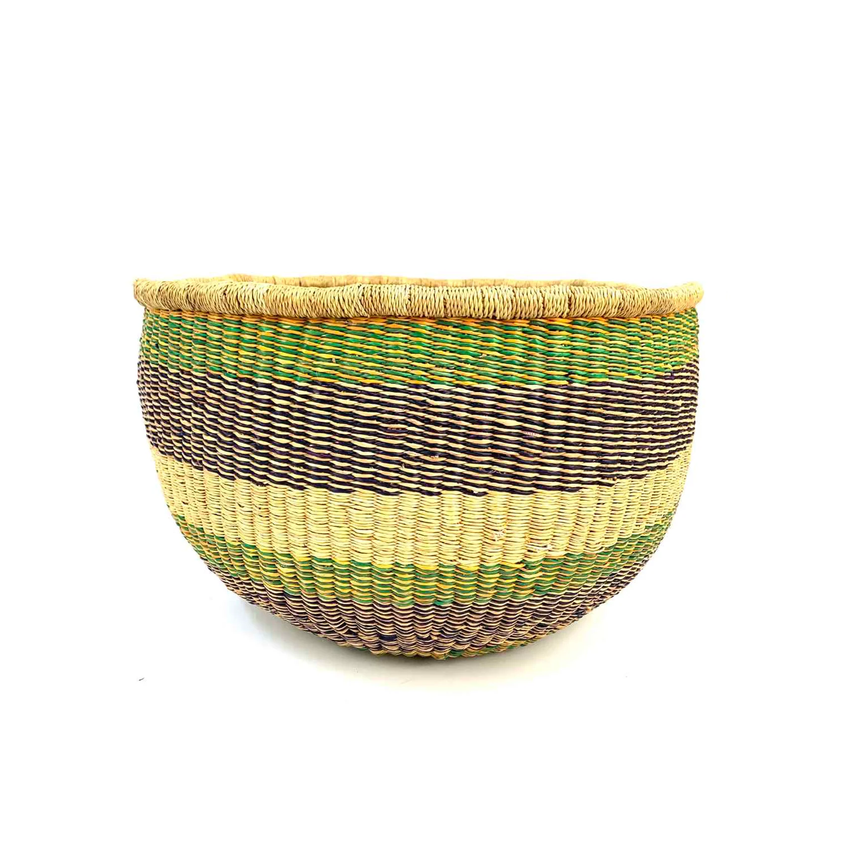 Bashiri African Bolga Basket, Uba Basket - Images Are For Reference Only Colours May Vary