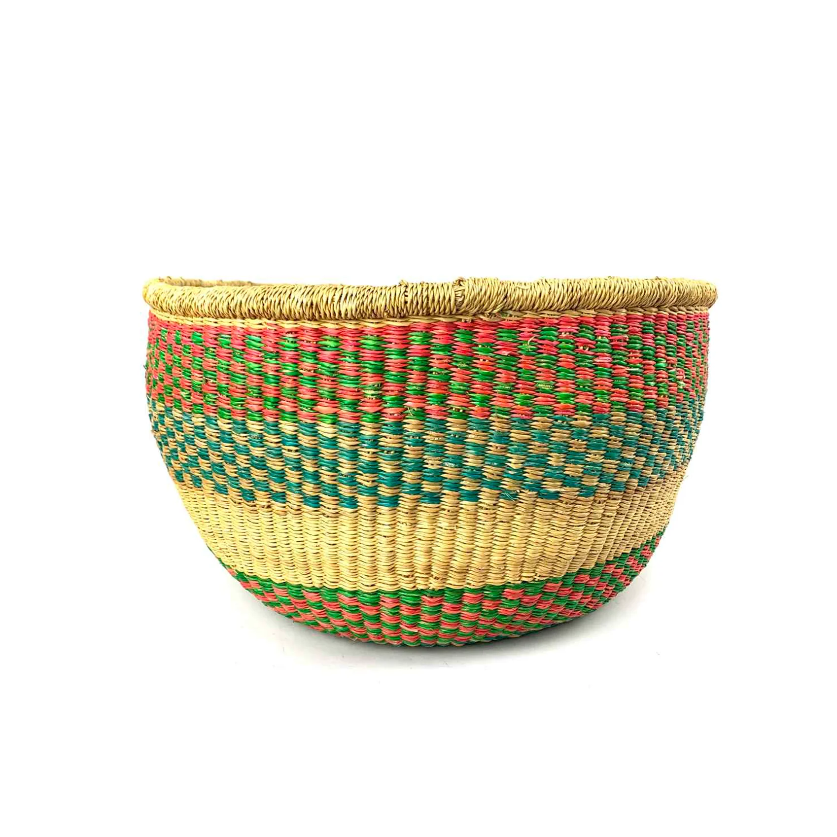 Bashiri African Bolga Basket, Uba Basket - Images Are For Reference Only Colours May Vary - Image 2