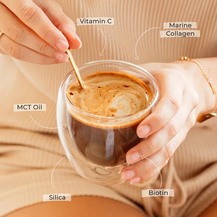 Before You Speak Collagen Coffee 6.5g, 7 Pack Or 30 Pack, Mocha Flavour - Image 6