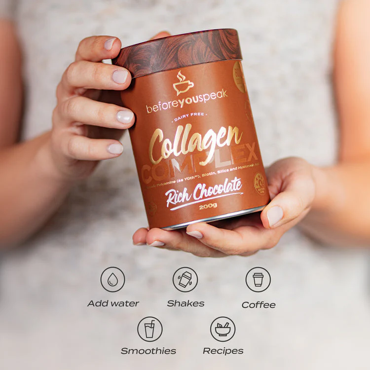 Before You Speak Collagen Complex 200g, French Vanilla Flavour - Image 4