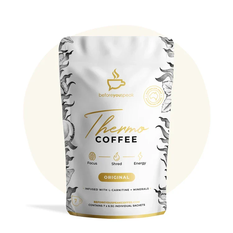 Before You Speak Thermo Coffee 6.5g, 7 Pack Or 30 Pack, Original Flavour - Image 2