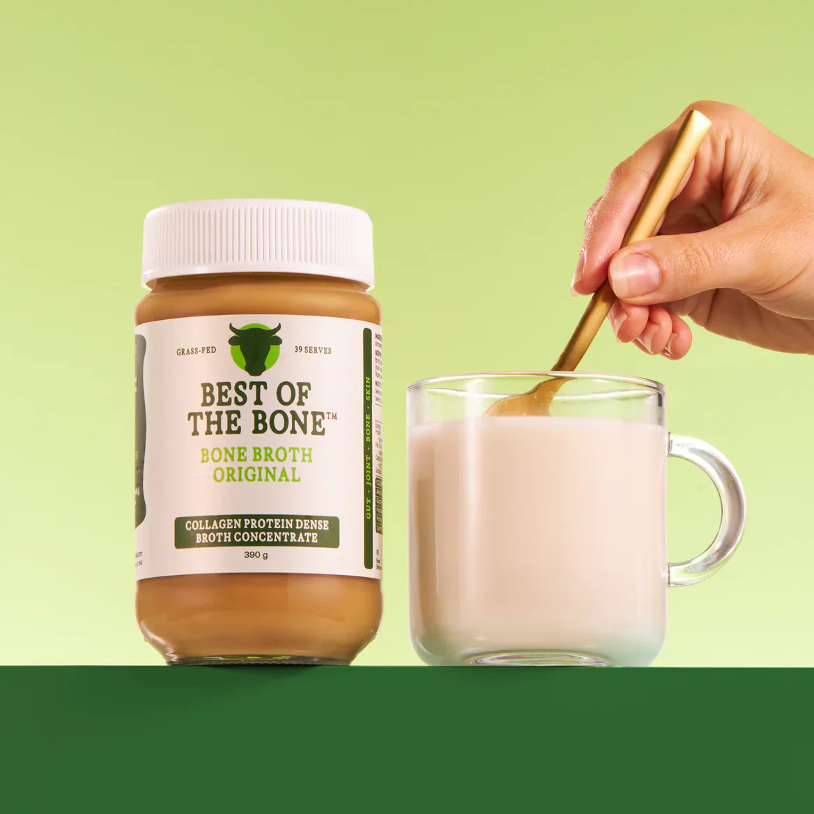 Best Of The Bone Original Bone Broth Concentrate 390g, Good Source Of Amino Acids - Image 2