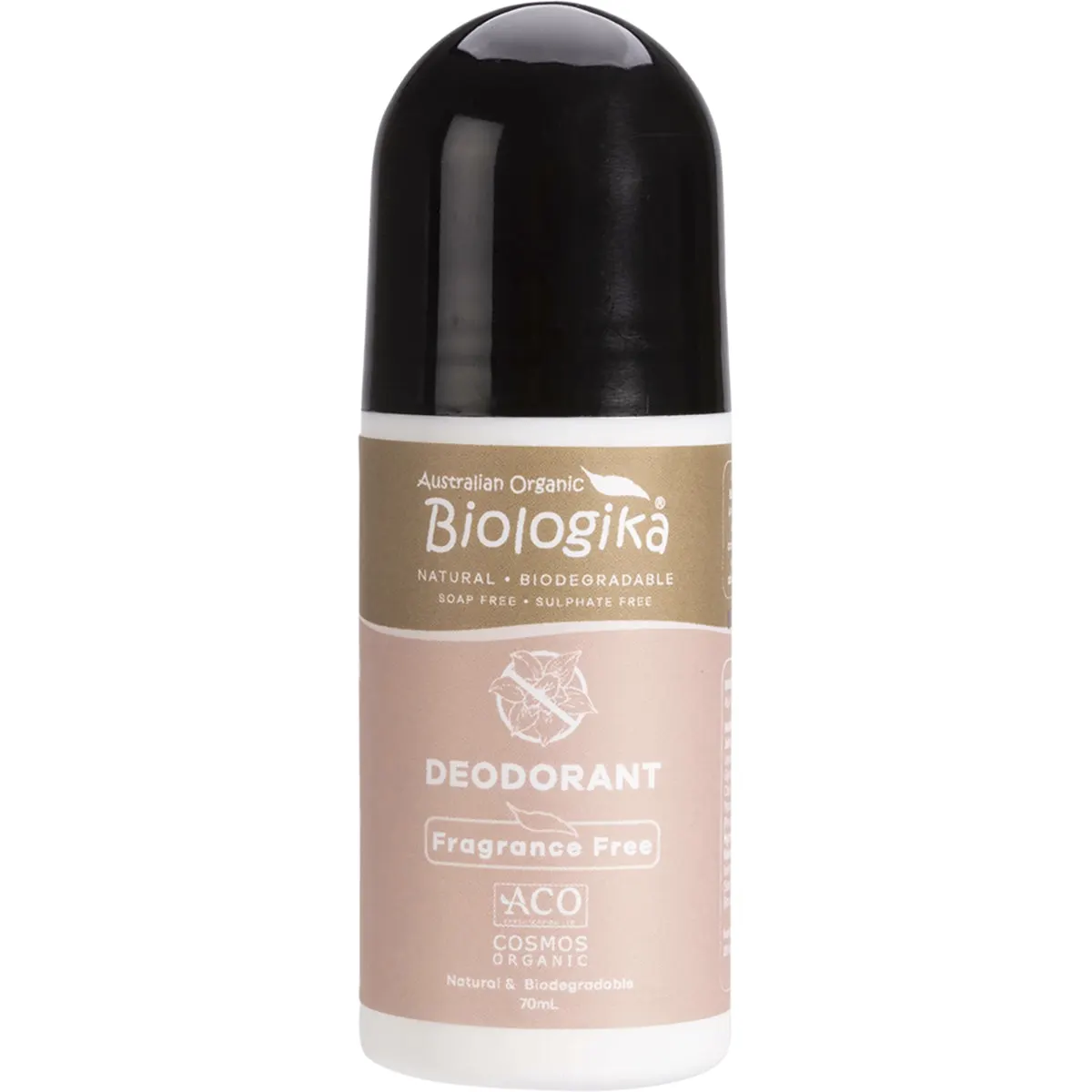 Biologika Certified Organic Deodorant Roll On 70mL, Fragrance Free - Image 2