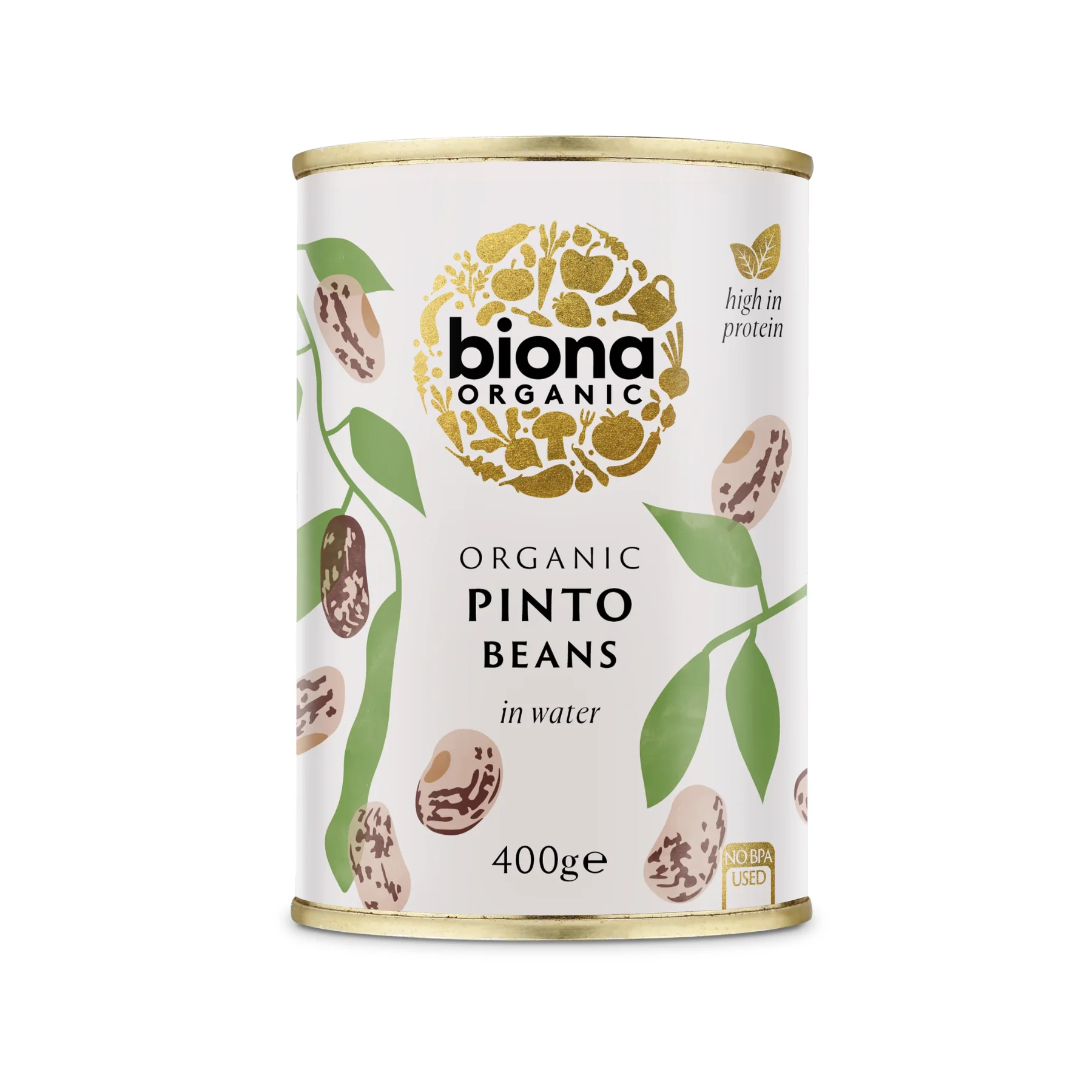 Biona Organic Pinto Beans In Water 400g - Image 2