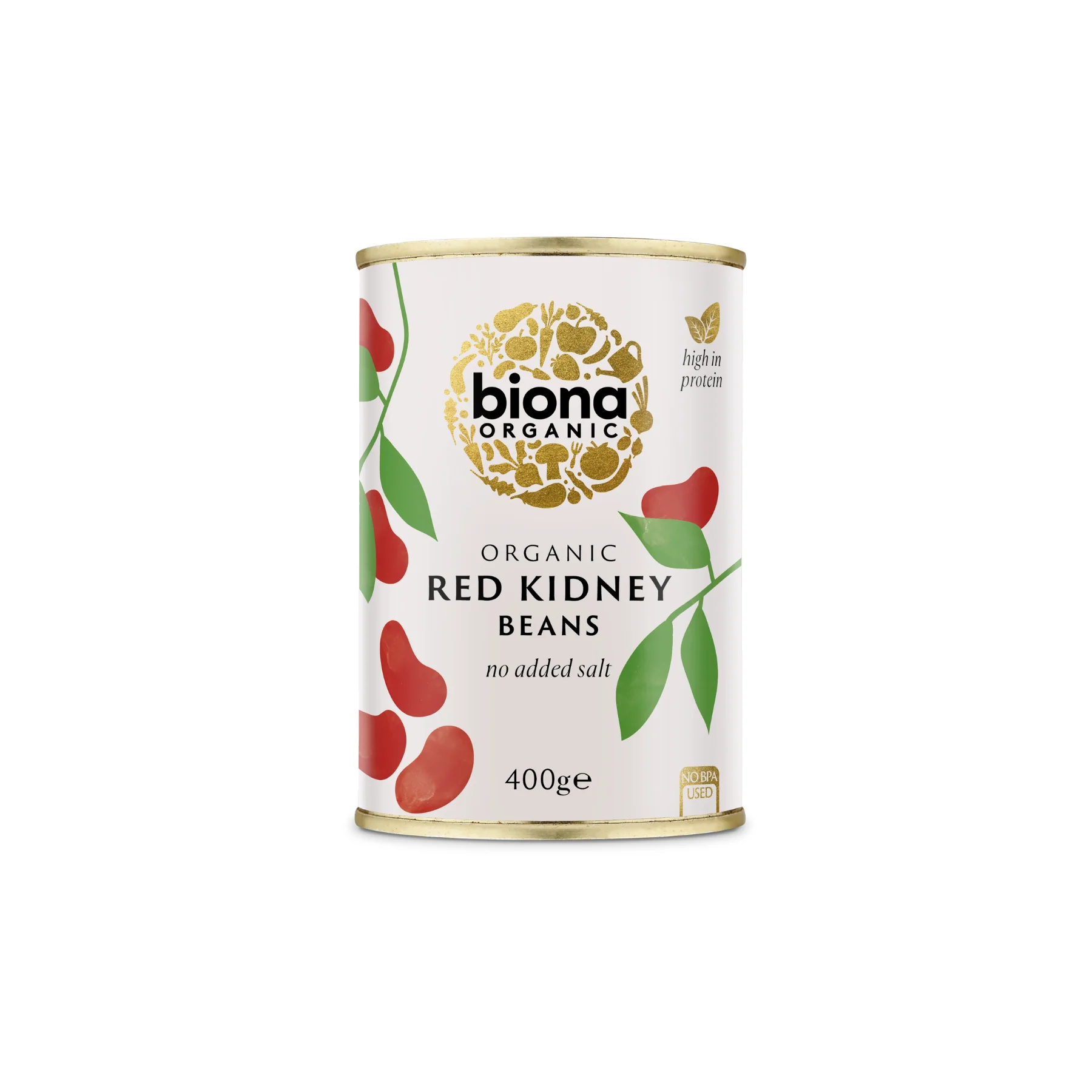 Biona Organic Red Kidney Beans In Water 400g, No Added Salt
