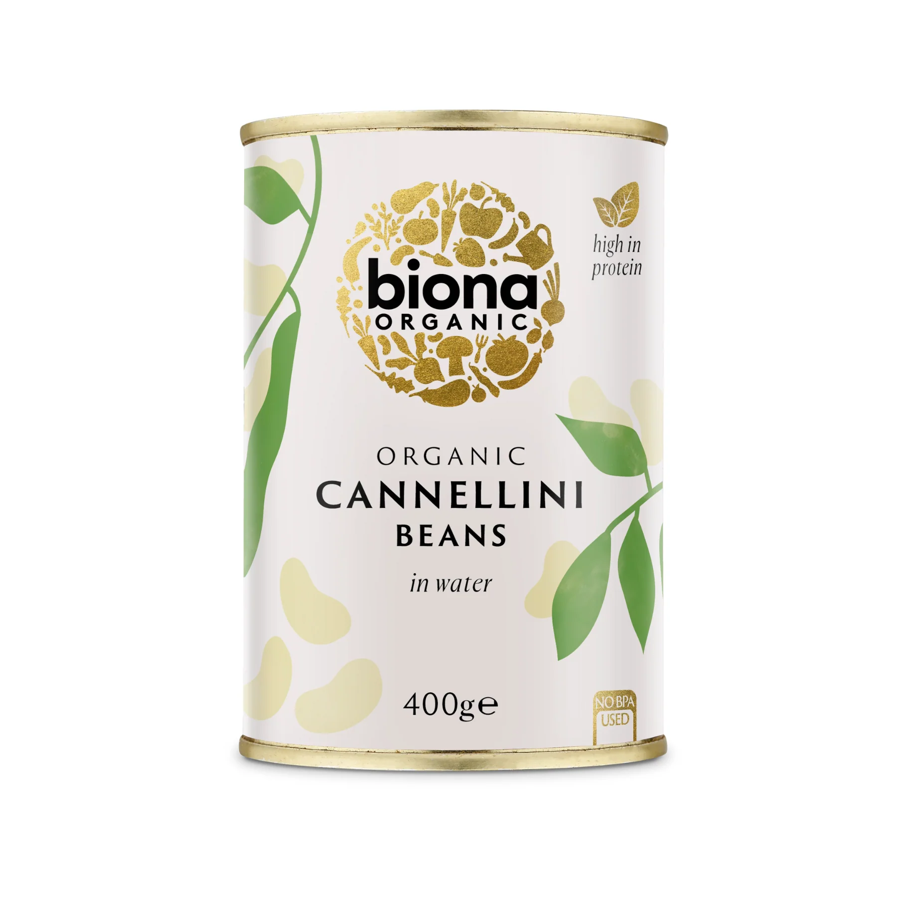 Biona Organic Cannellini Beans In Water 400g, Straight From Italy - Image 2