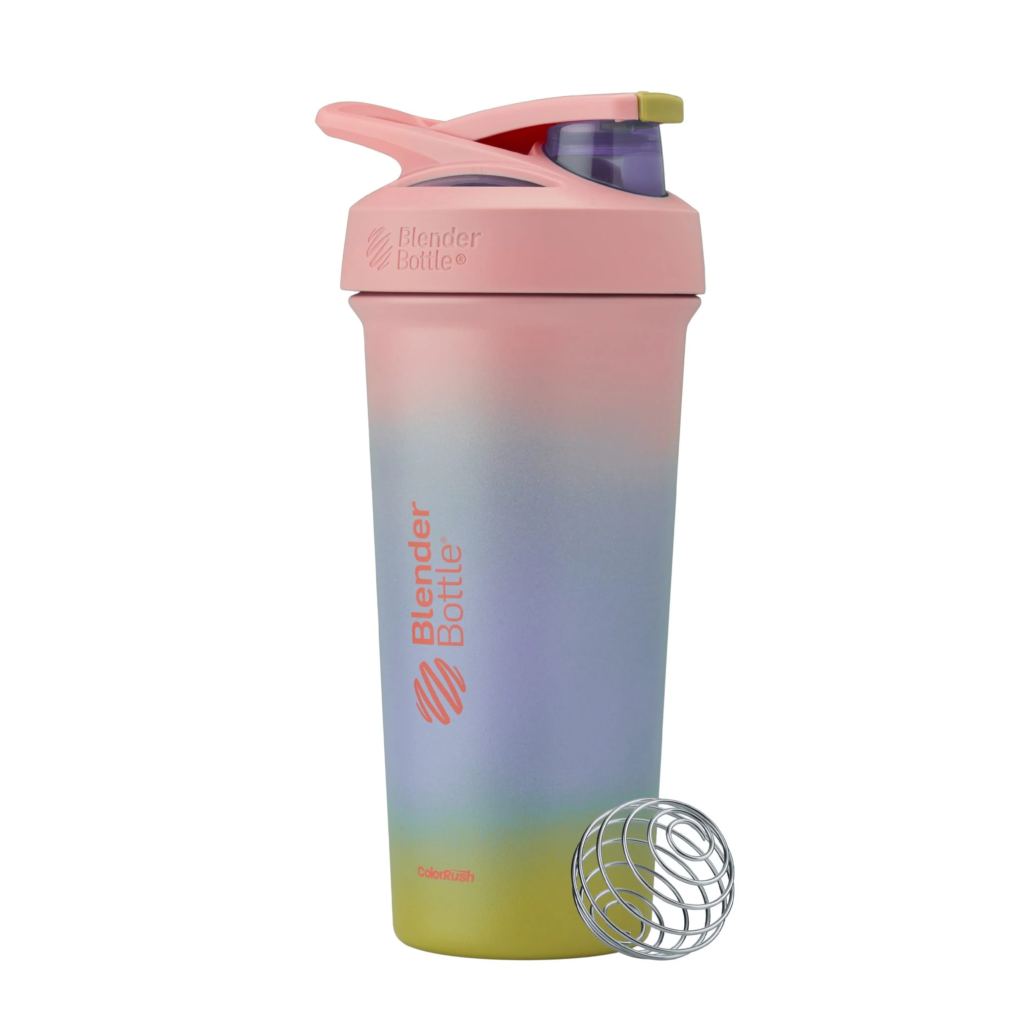 Blender Bottle Strada™ SLEEK Stainless Steel & Insulated 24oz / 710mL, Spill-Proof With A Lockable Flip Cap; Please Choose Your Colour - Image 2