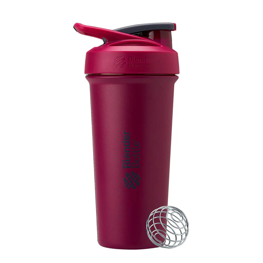 Blender Bottle Strada™ SLEEK Stainless Steel & Insulated 24oz / 710mL, Spill-Proof With A Lockable Flip Cap; Please Choose Your Colour - Image 5