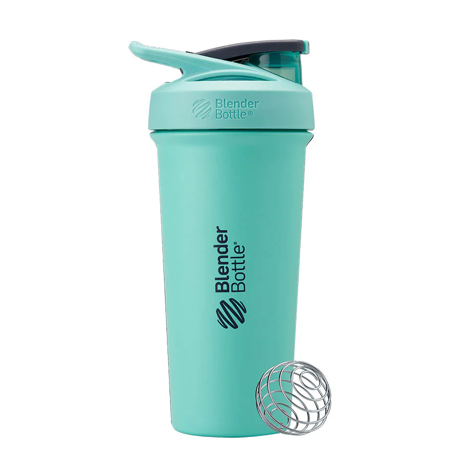 Blender Bottle Strada™ SLEEK Stainless Steel & Insulated 24oz / 710mL, Spill-Proof With A Lockable Flip Cap; Please Choose Your Colour - Image 7