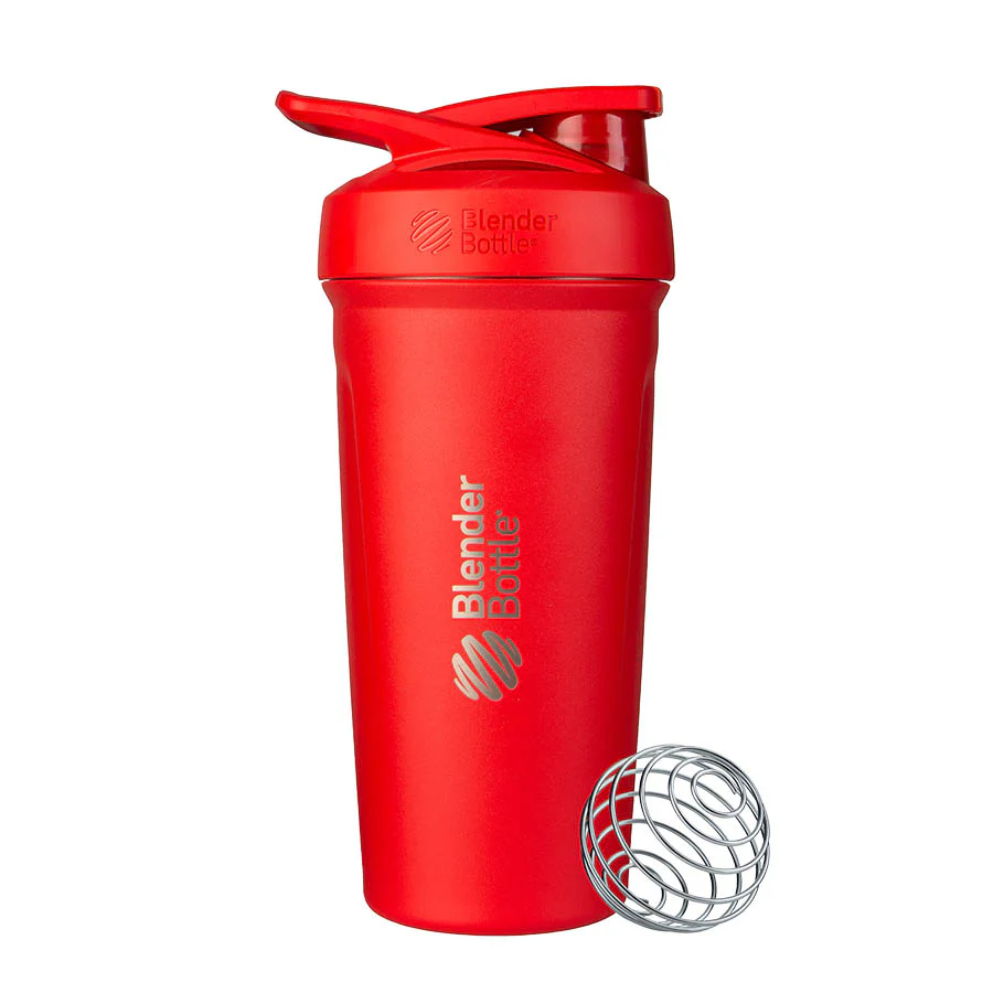 Blender Bottle Strada™ Stainless Steel & Insulated 24oz / 710mL, Spill-Proof With A Lockable Flip Cap; Please Choose Your Colour - Image 3