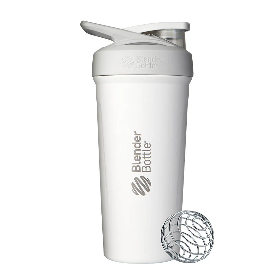 Blender Bottle Strada™ Stainless Steel & Insulated 24oz / 710mL, Spill-Proof With A Lockable Flip Cap; Please Choose Your Colour - Image 4