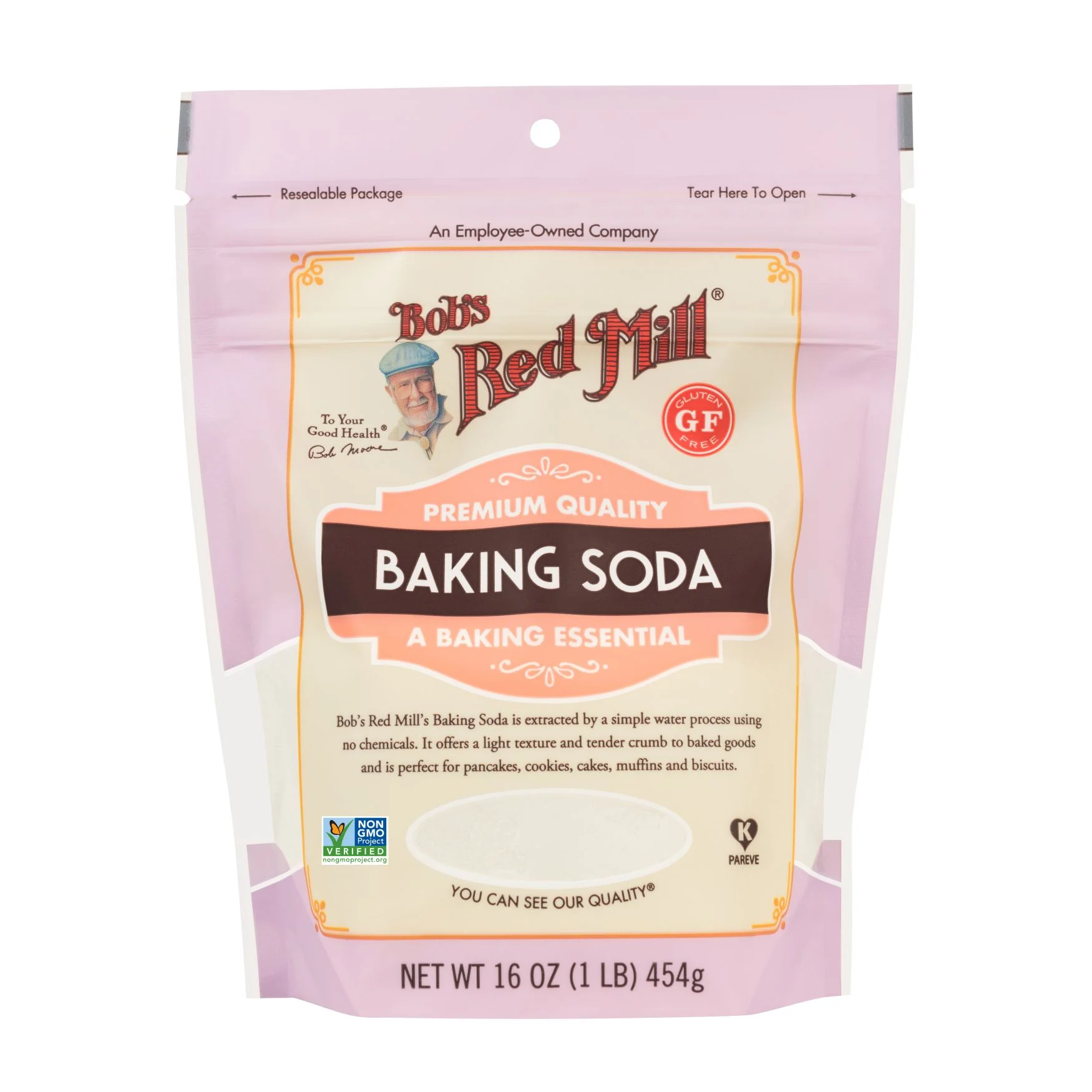 Bob's Red Mill Baking Soda 453g, Gluten Free & Premium Quality