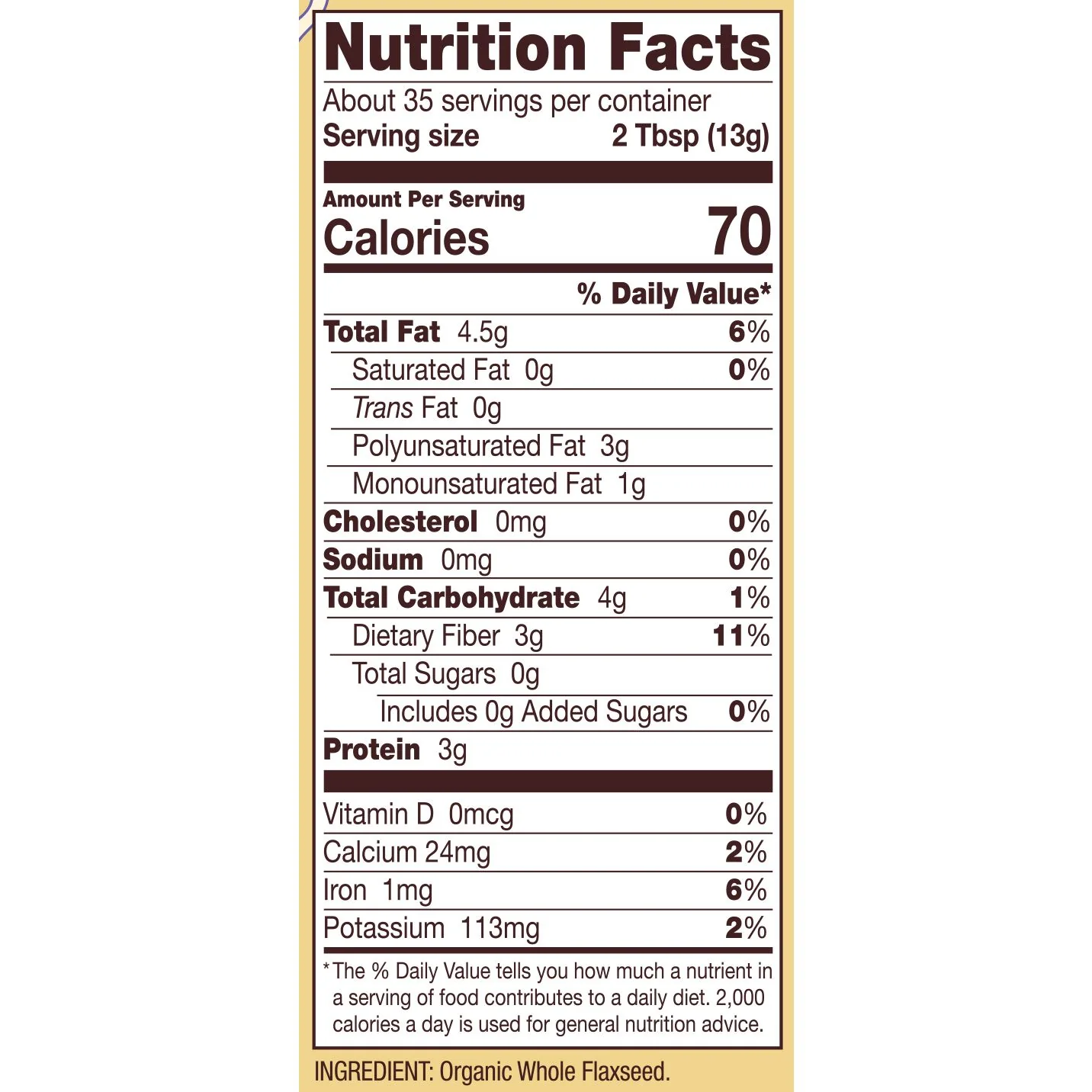 Bob's Red Mill Certified Organic Brown Flaxseed Meal 453g, Gluten Free - Image 5