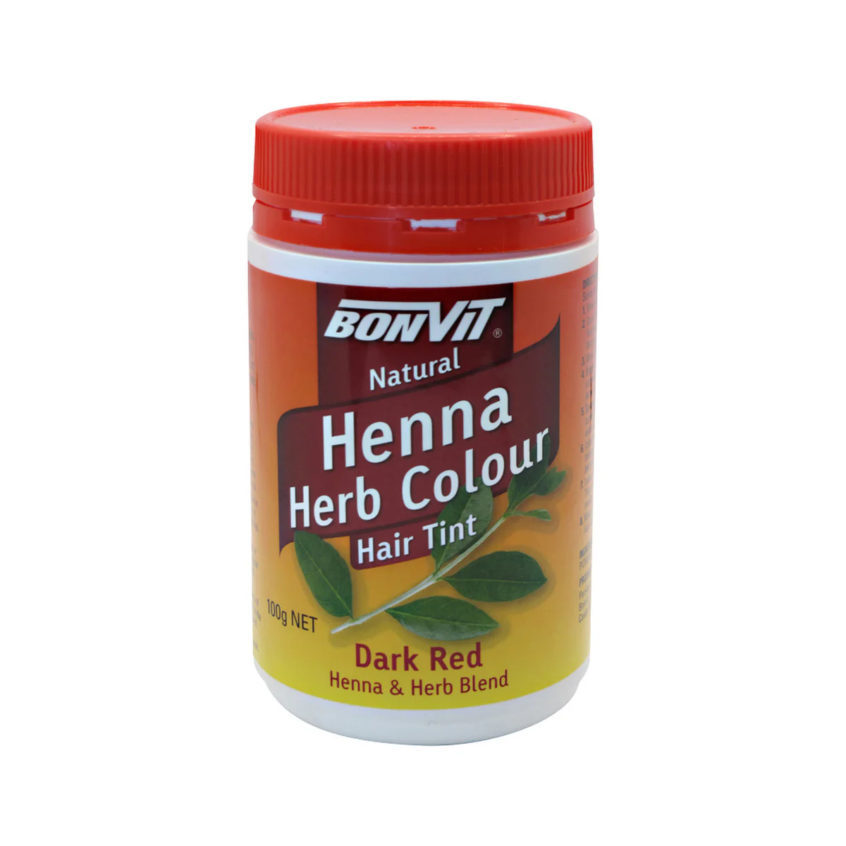 Bonvit Natural Hair Tint Henna Herb Colour 100g, Please Choose Your Colour From The List Below - Image 6