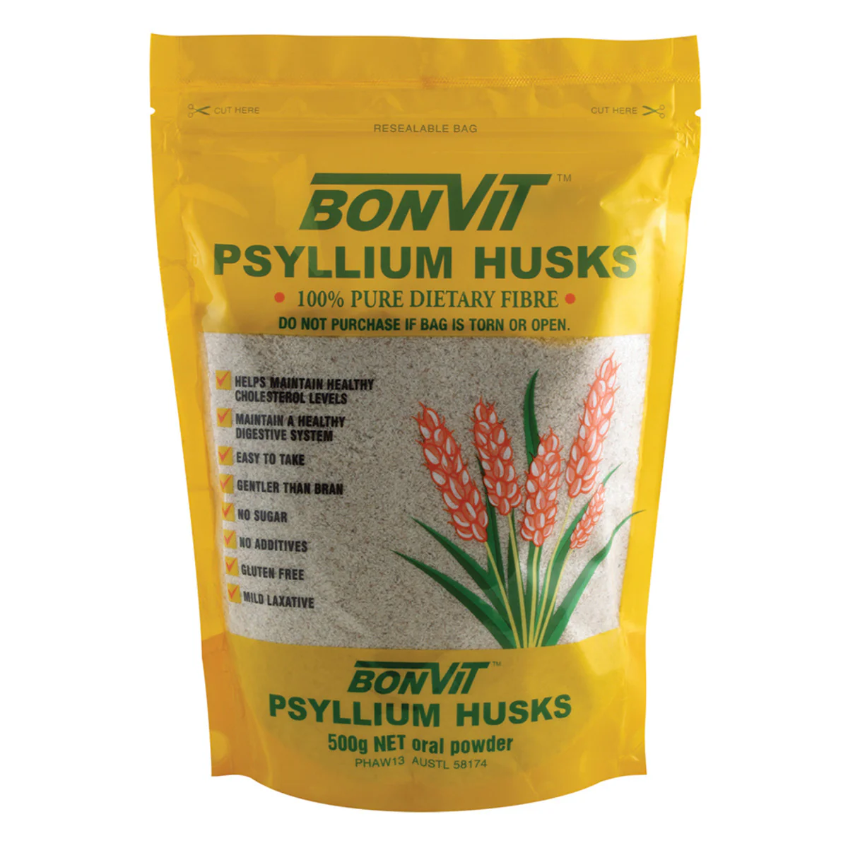 Bonvit Psyllium Husk Powder 200g, 500g Or 1Kg - Image 3