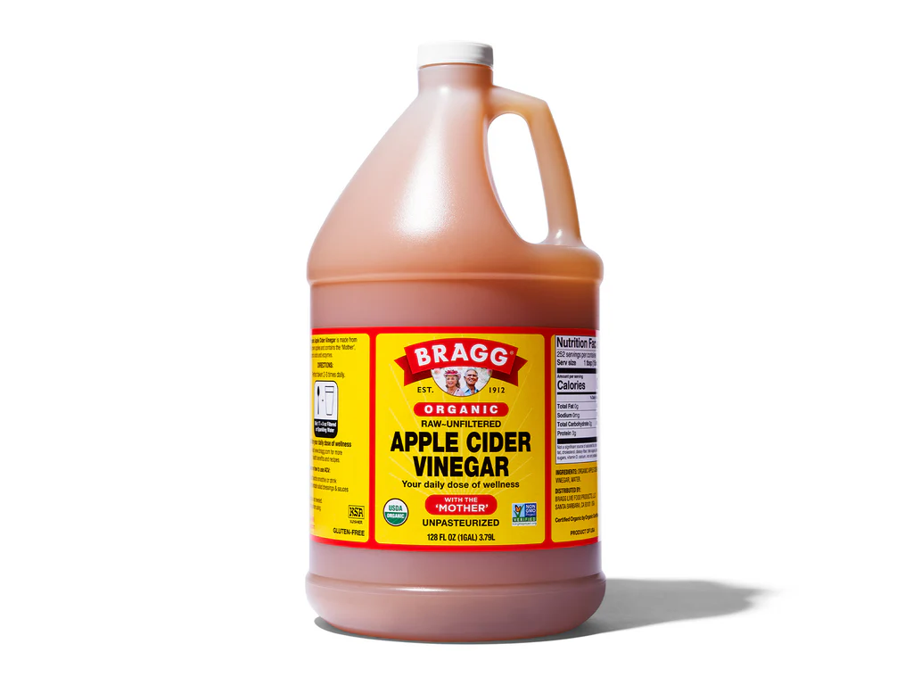 Bragg Unfiltered Apple Cider Vinegar 473ml, 946ml Or 3.8L, Contains 'The Mother' & Certified Organic - Image 4