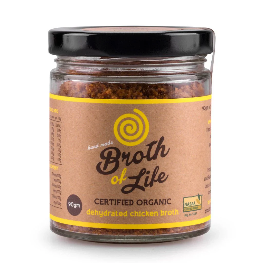 Broth Of Life Certified Organic Dehydrated Chicken Broth 45g Or 90g, Nothing To Hide! - Image 2