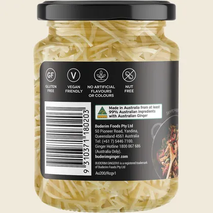 Buderim Australian Ready Cut Ginger 200g, Fresh, Natural & Versatile - Image 2