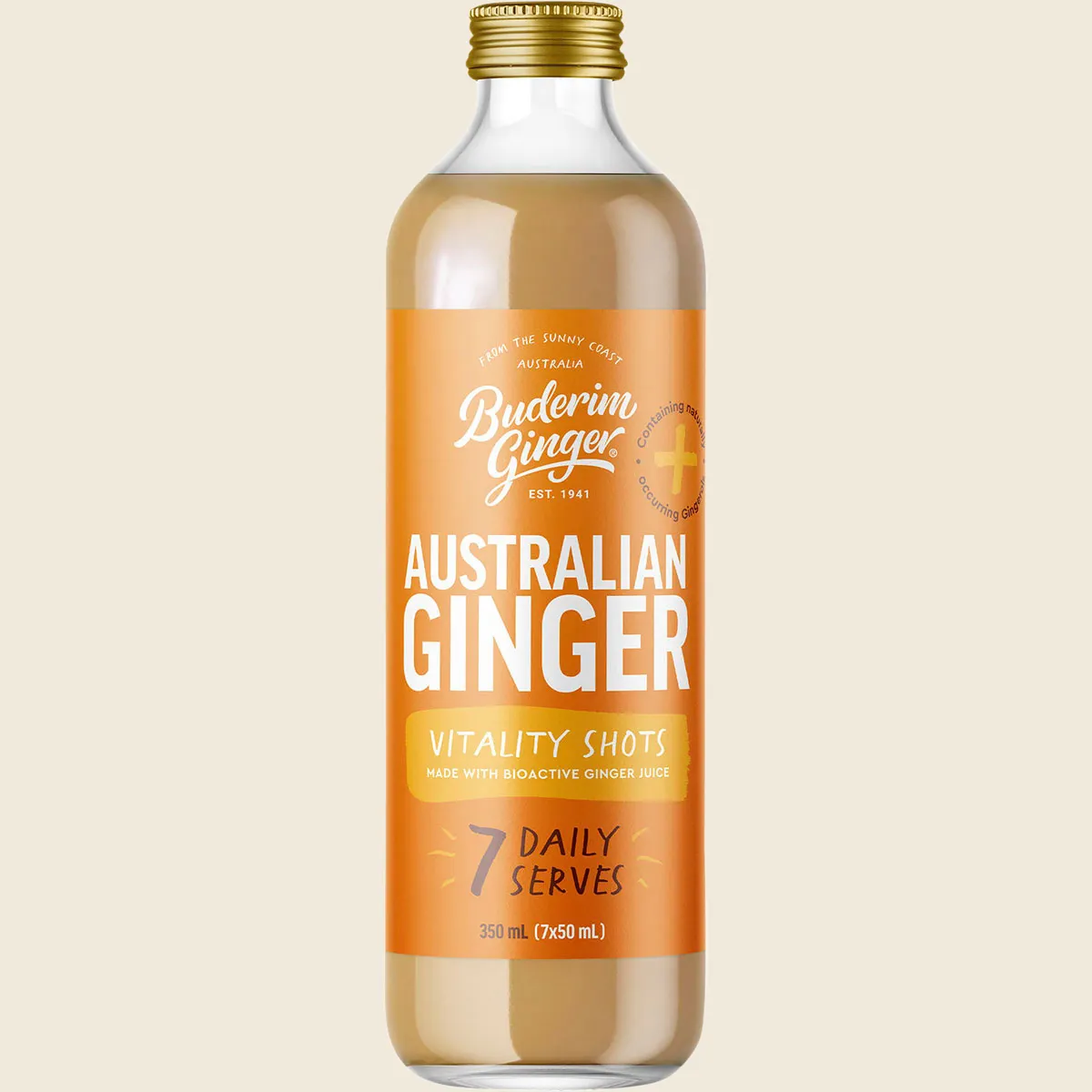 Buderim Ginger Australian Ginger Vitality Shots 50mL or 350mL, Daily Vitality Boost - Image 2