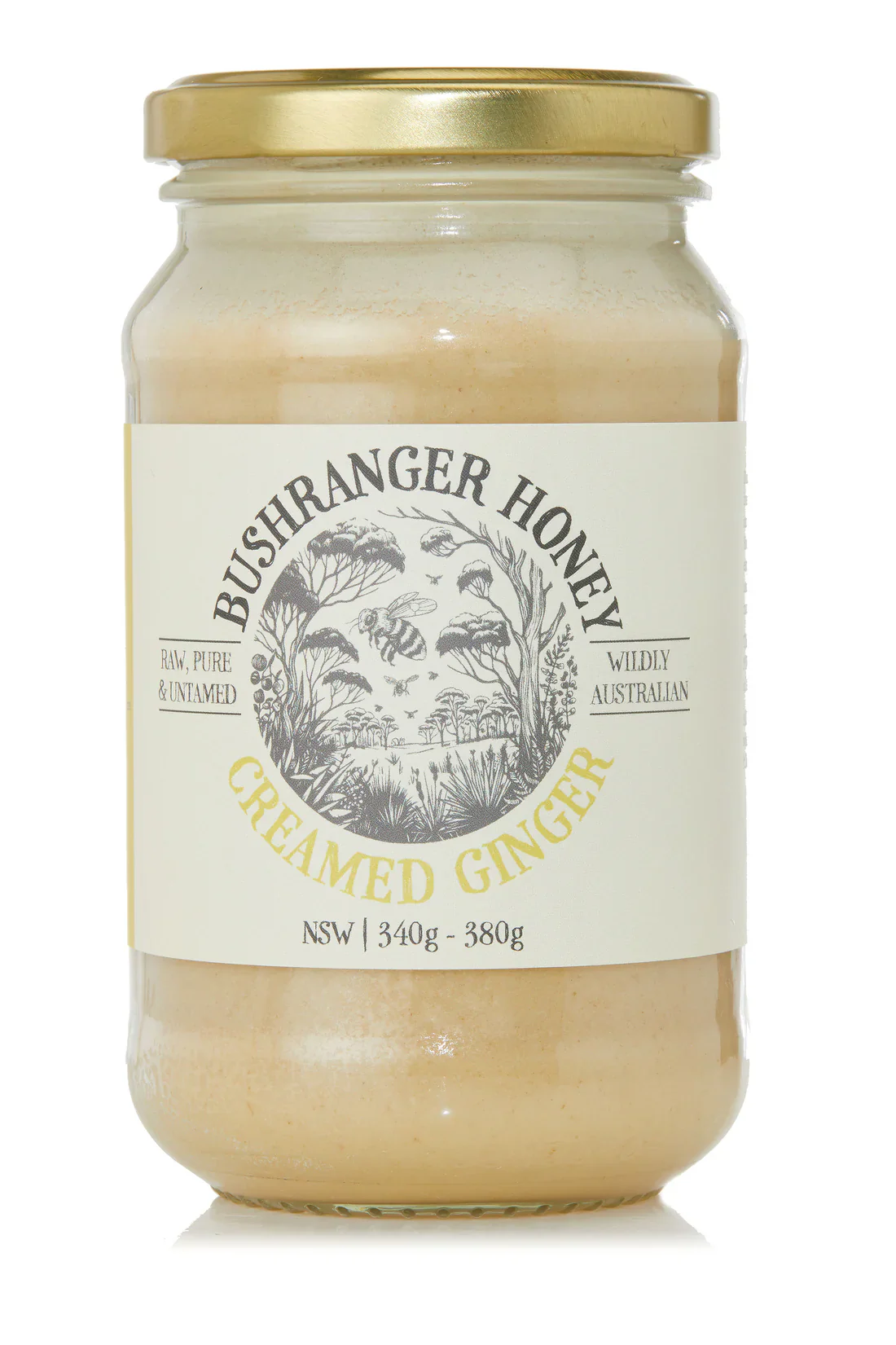 Bushranger Honey Raw Pure & Untamed Creamed Honey 340g-380g, ORIGINAL Flavour