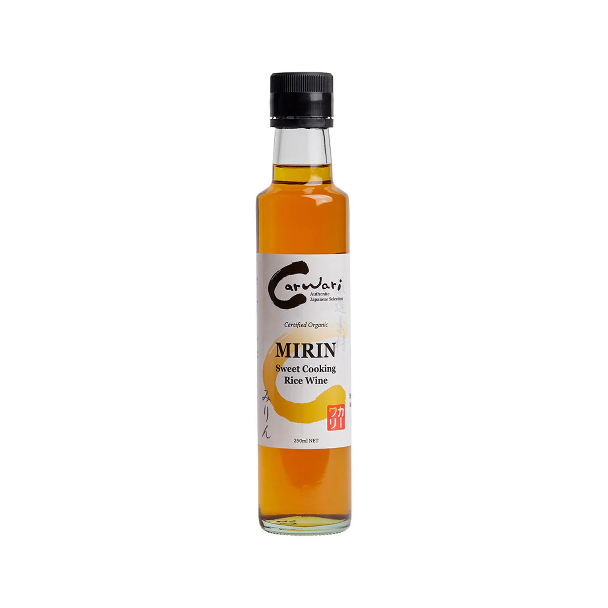 Carwari Certified Organic Mirin 250mL, Sweet Cooking Rice Wine