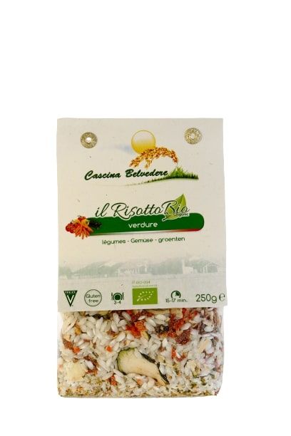 Cascina Belvedere Organic Vegetable Risotto 250g, Gluten-Free