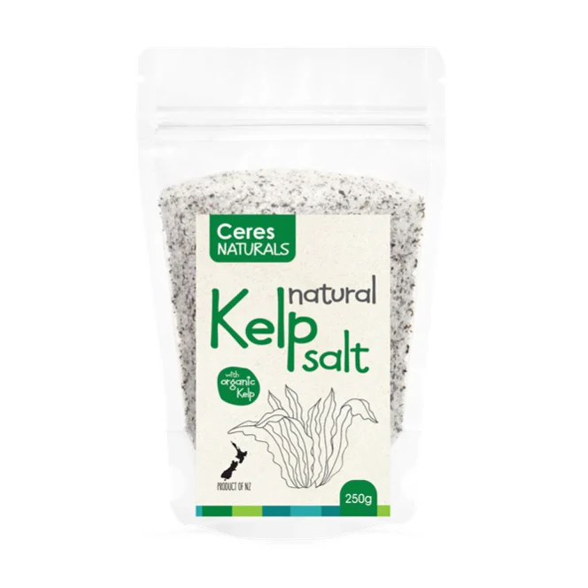 Ceres Naturals Kelp Salt 250g, With Organic Kelp From New Zealand