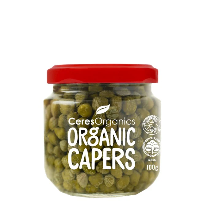 Ceres Organics Capers 100g Mediterranean, Certified Organic
