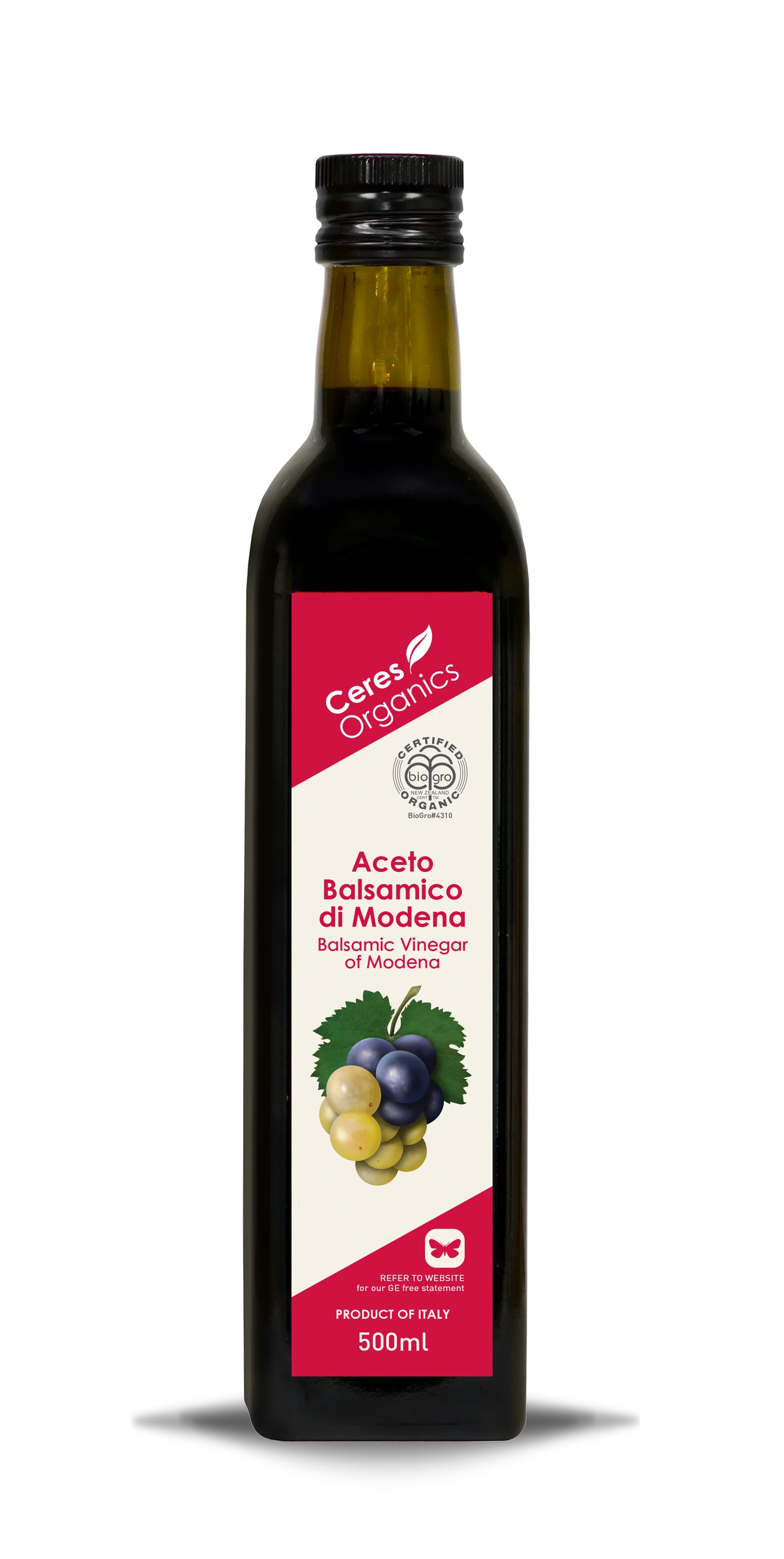 Ceres Organics Organic Balsamic Vinegar Of Modena 500mL, Product Of Italy