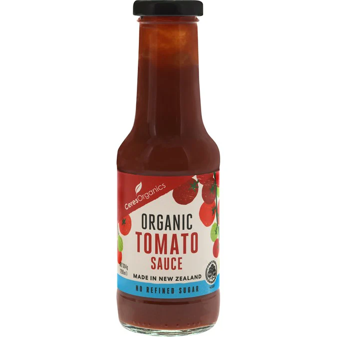 Ceres Organics Organic Tomato Sauce 290mL, No Refined Sugar