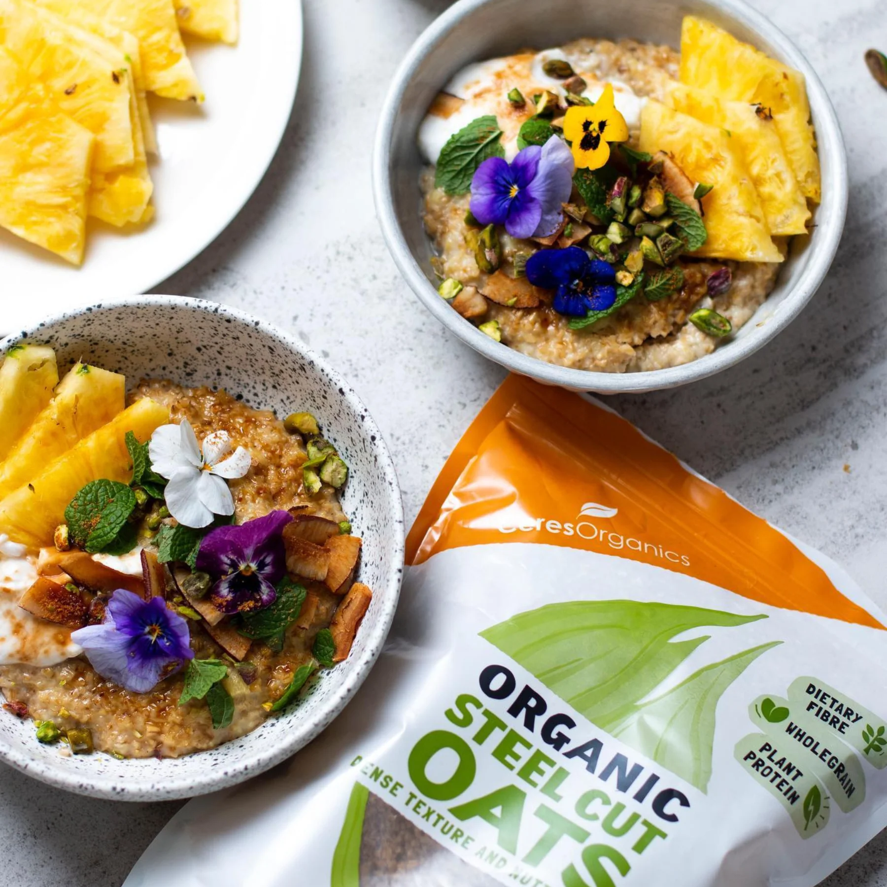 Ceres Organics Organic Steel Cut Oats 800g, Dense Texture & Nutty Flavour