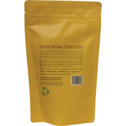 Chai Tea Organic Rainbow Turmeric Chai 100g, Caffeine Free - Image 2