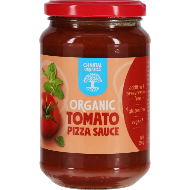 Chantal Organics Organic Tomato Pizza Sauce 350g, A Thick & Spreadable Sauce