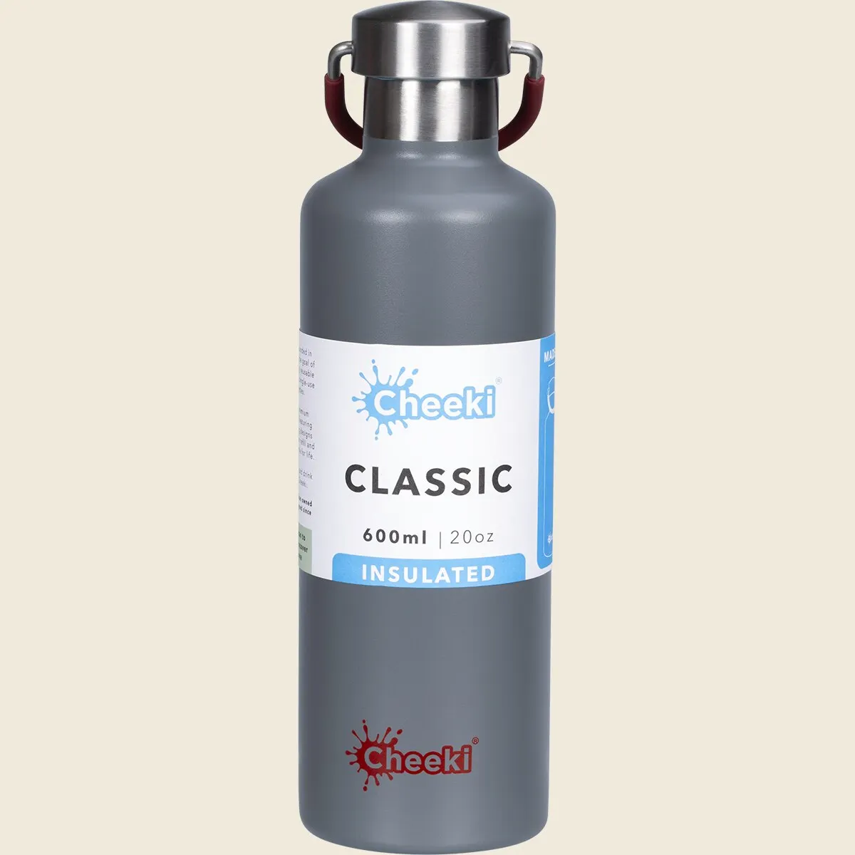 Cheeki Classic Insulated Bottle 600ml, Choose Your Colourway! - Image 2