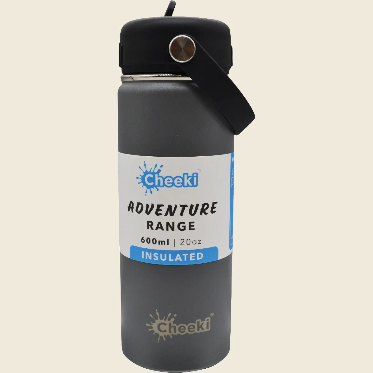 Cheeki Adventure Stainless Steel Bottle 600ml, Choose Your Colourway! - Image 3