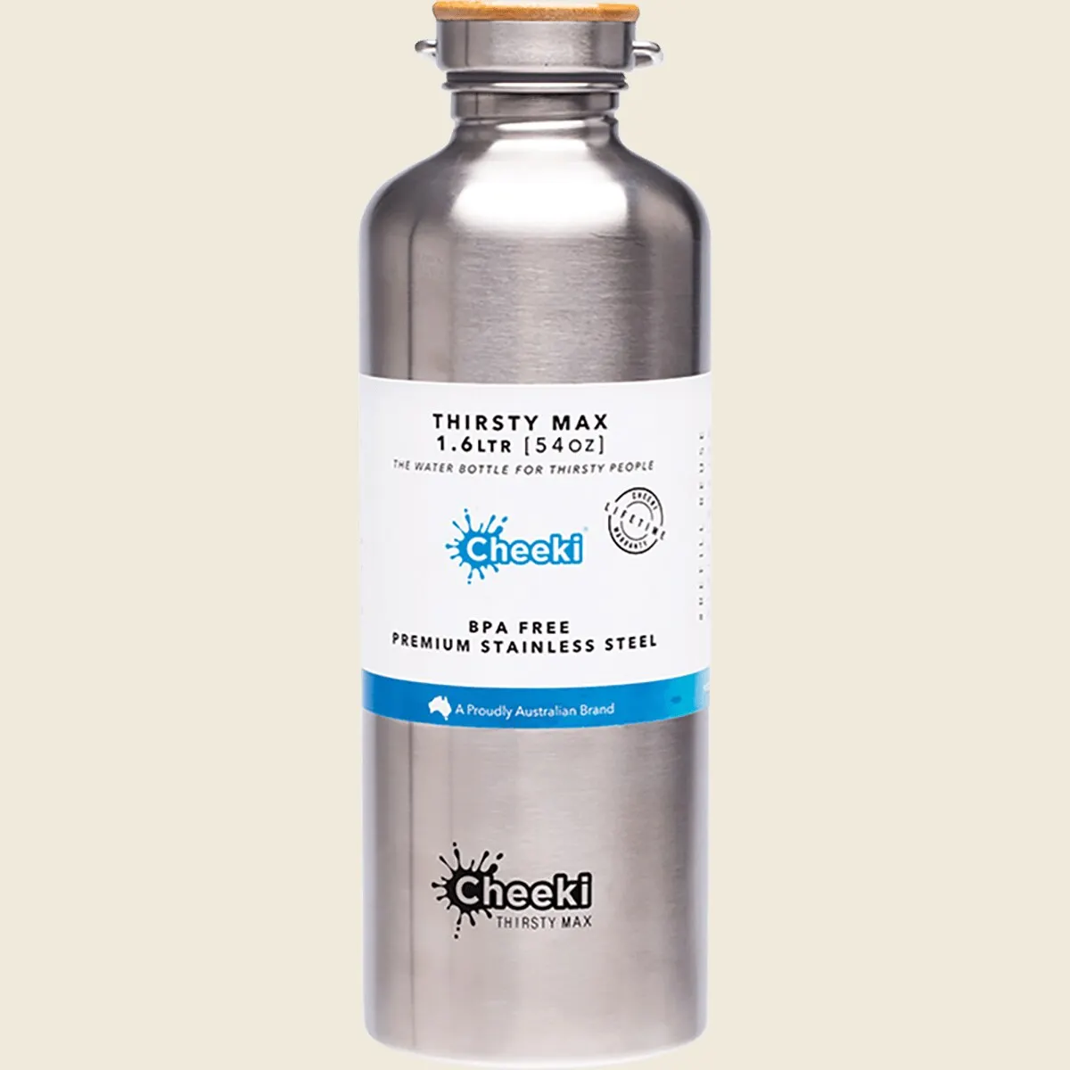 Cheeki Thirsty Max Stainless Steel Bottle 1.6L, Please Choose Your Colour! - Image 2