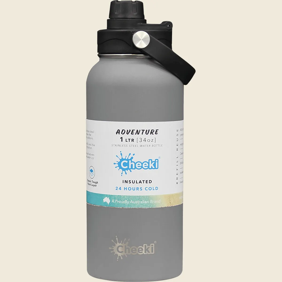 Cheeki Adventure Insulated Bottle 1L, Choose Your Colourway! - Image 3