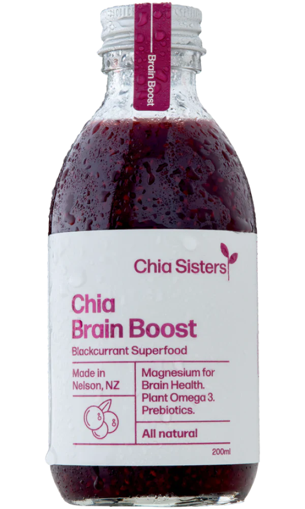 Chia Sisters Chia Brain Boost Drink 200mL, Blackcurrant Superfood - Image 4