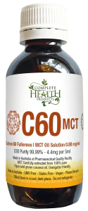 Complete Health Products C60 MCT Oil 100mL, Fijian Coconut Oil & GMO Free