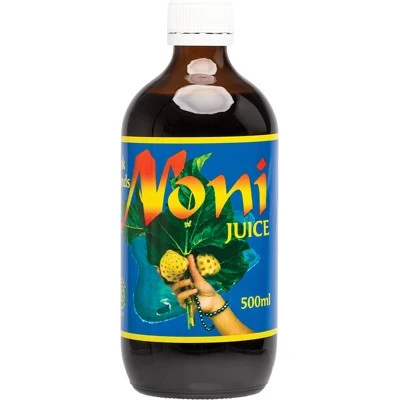 Cook Islands Certified Organic Noni Juice 500mL, Best Taken On An Empty Stomach