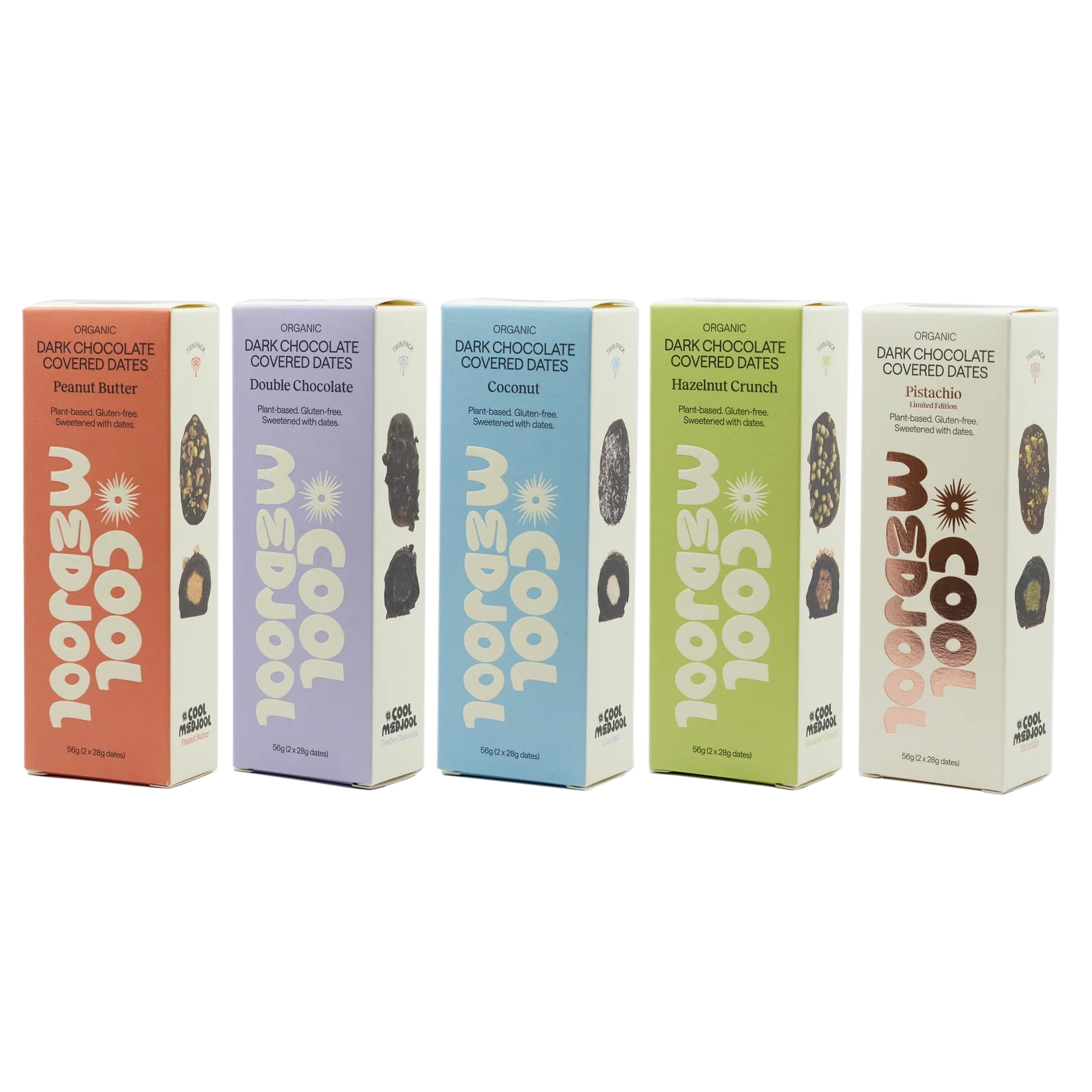 Cool Medjool Two Dark Chocolate Dates Filled With Dark Chocolate 2x28g, Double Chocolate Flavour - Image 4