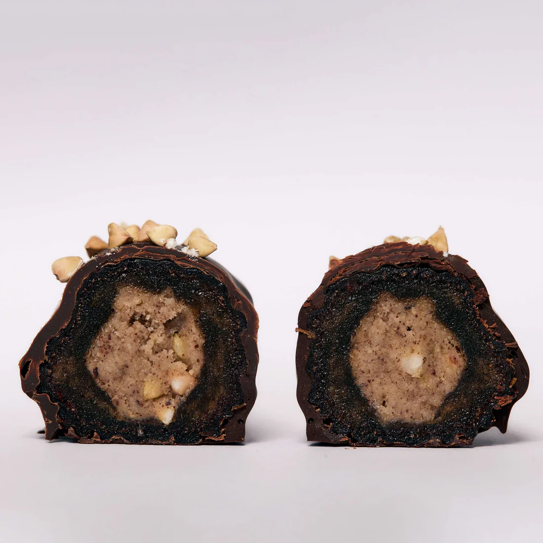 Cool Medjool Two Dark Chocolate Dates Filled With Smooth Hazelnut Butter 2x28g, Hazelnut Crunch Flavour - Image 3