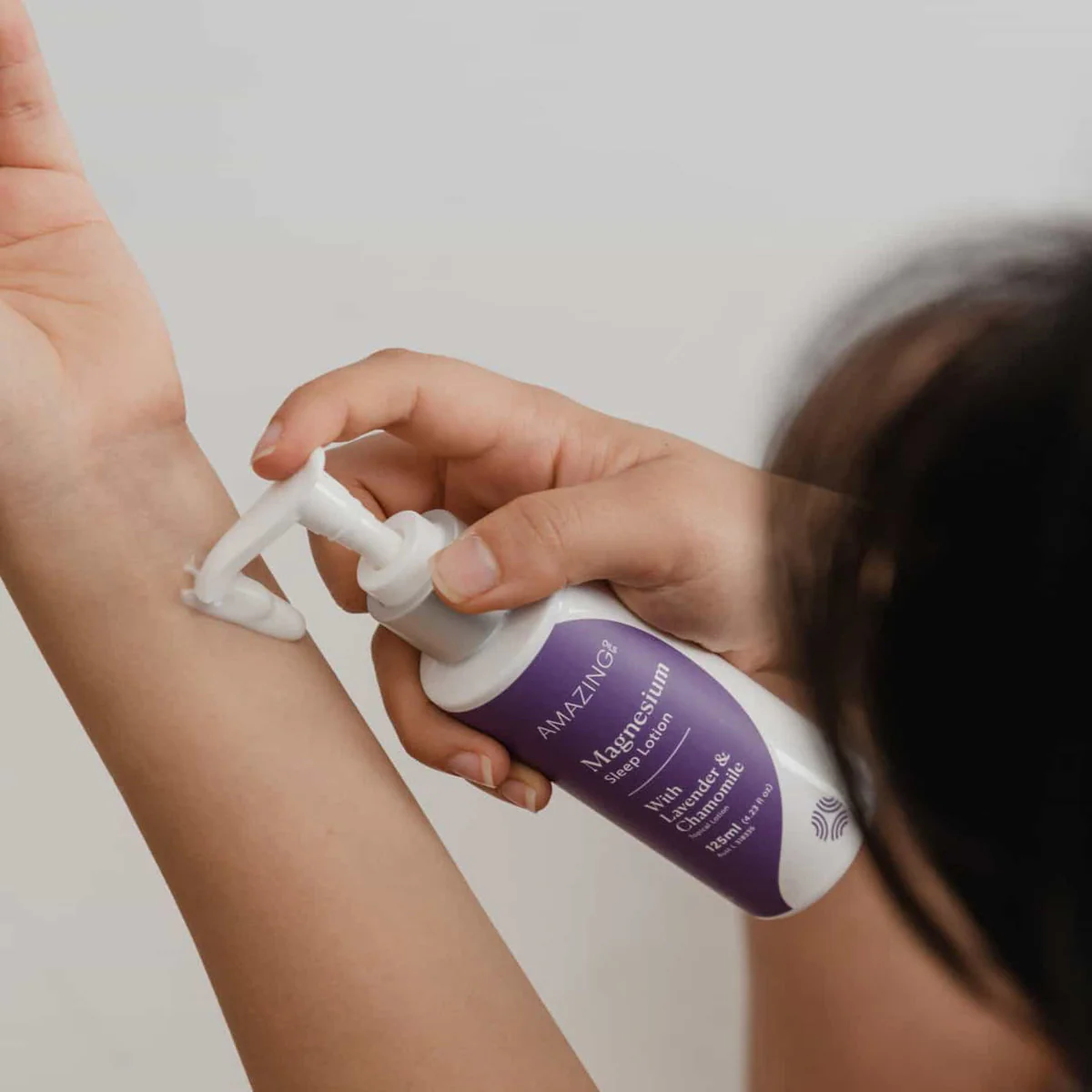 Amazing Oils Magnesium Sleep Body Lotion 125mL, With Lavender & Chamomile