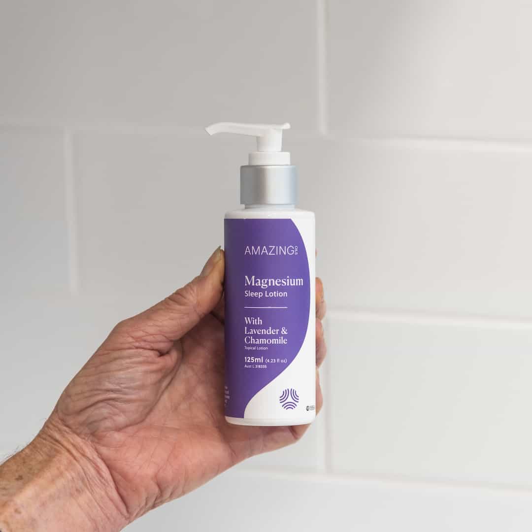 Amazing Oils Magnesium Sleep Body Lotion 125mL, With Lavender & Chamomile - Image 2