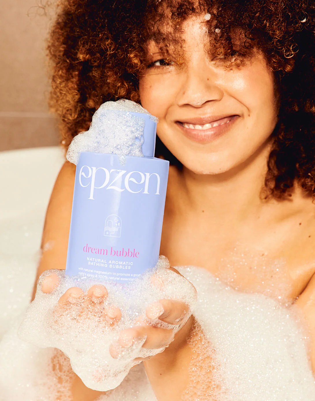 EpZen Natural Aromatic Bathing Bubbles 500ml, Dream Bubble - Image 2