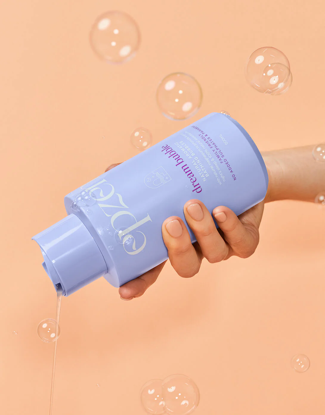 EpZen Natural Aromatic Bathing Bubbles 500ml, Dream Bubble - Image 3