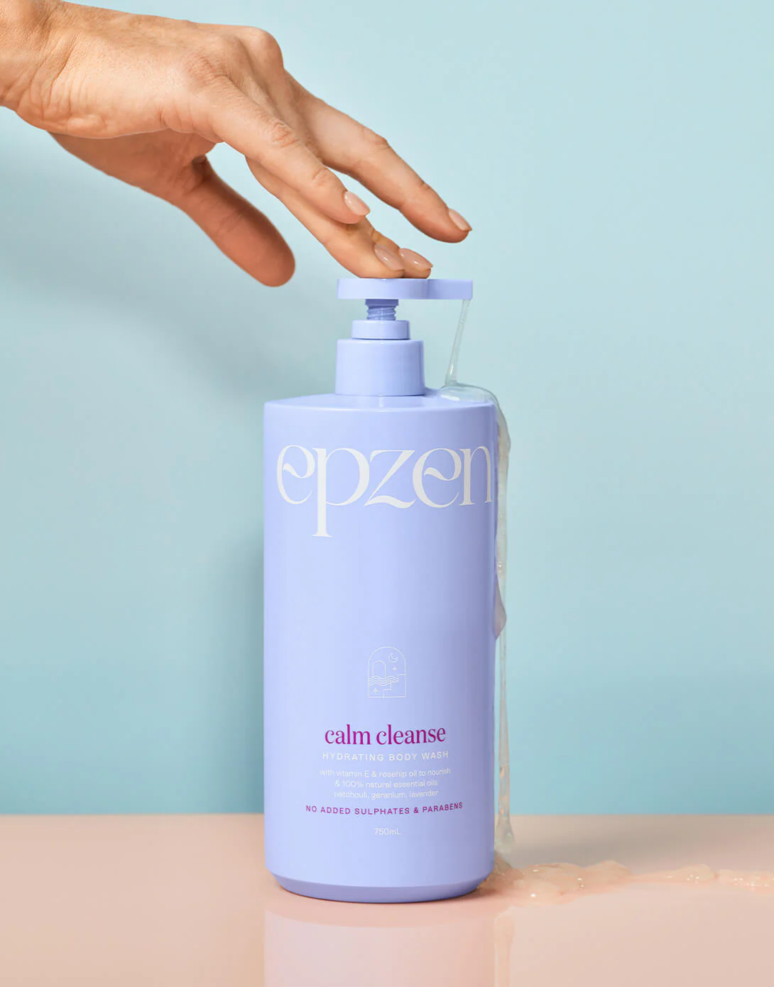 EpZen Hydrating Body Wash 750mL, Calm Cleanse - Image 3