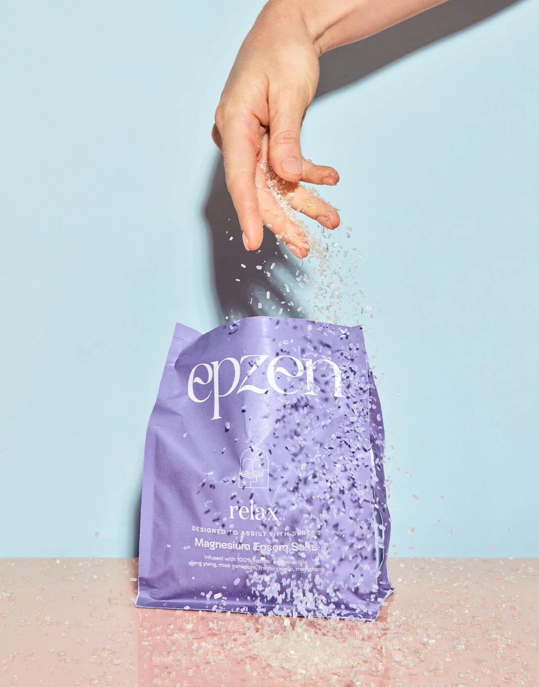 EpZen Magnesium Epsom Salts 900g, Relax {Assist With Stress} - Image 2