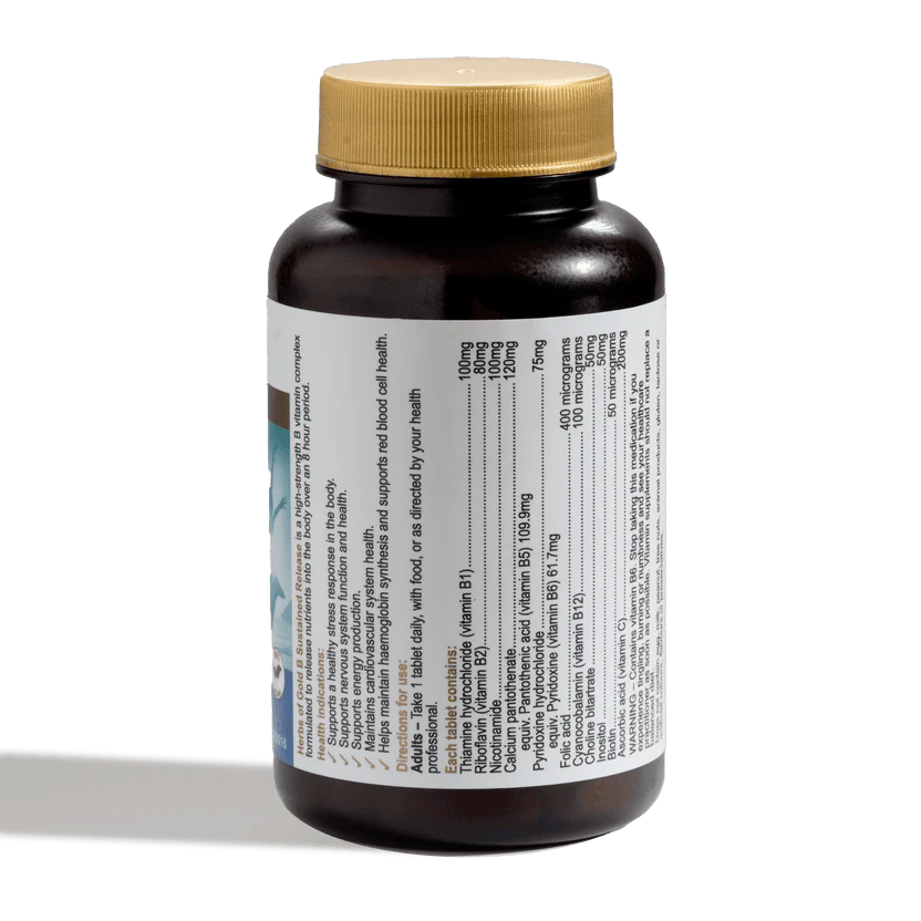 Herbs Of Gold B Sustained Release, 60 Or 120 Tablets (Vegan) - Image 4